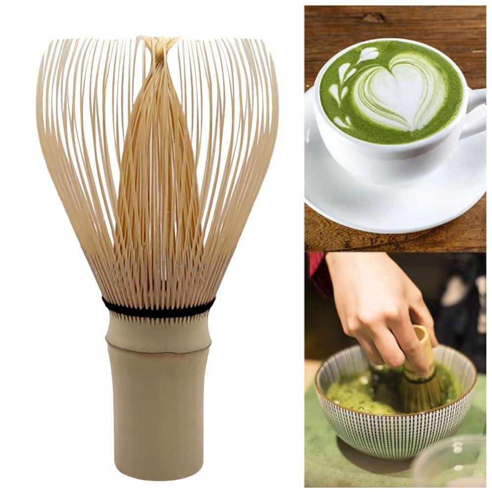 Bamboo Whisk Chasen - Kullanışlı Bambu Matcha Çırpıcısı, Yeniden Kullanılabilir