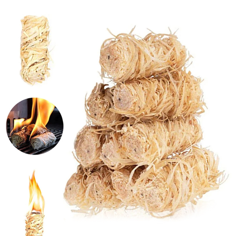 Bamboo Whisk Chasen - 30/60/100/120 adet doğal ateş başlatıcı balmumu