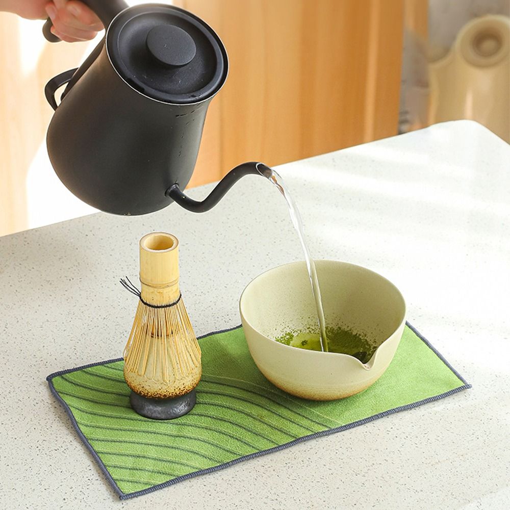 Bamboo Whisk Chasen - 4 adet yeni bambu seramik japon