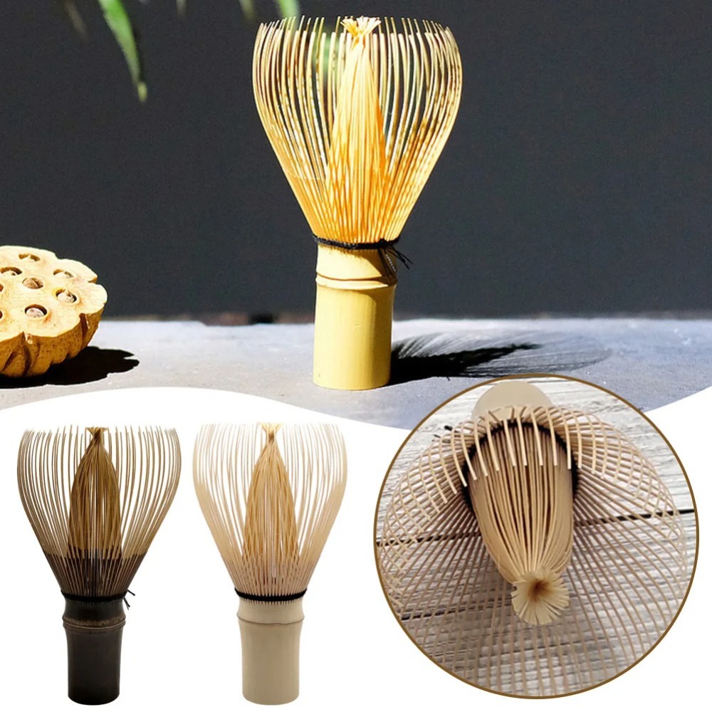 Bamboo Whisk Chasen - Geleneksel Bambu Matcha Çırpıcısı Yeniden Kullanılabilir