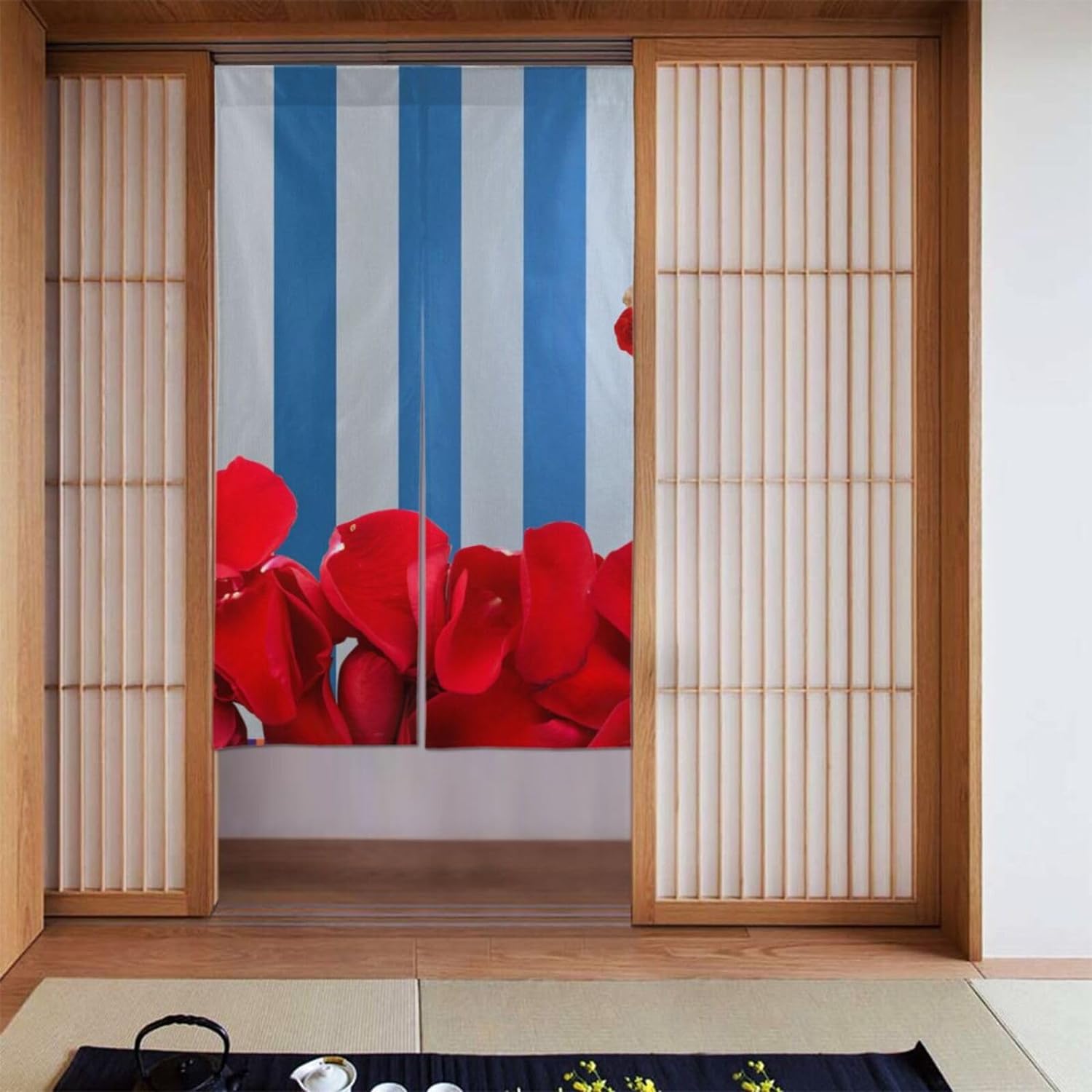 Romantik Gül Baskı Kapı Perdes - Noren Curtain Doorway incelemesi ve fiyatı