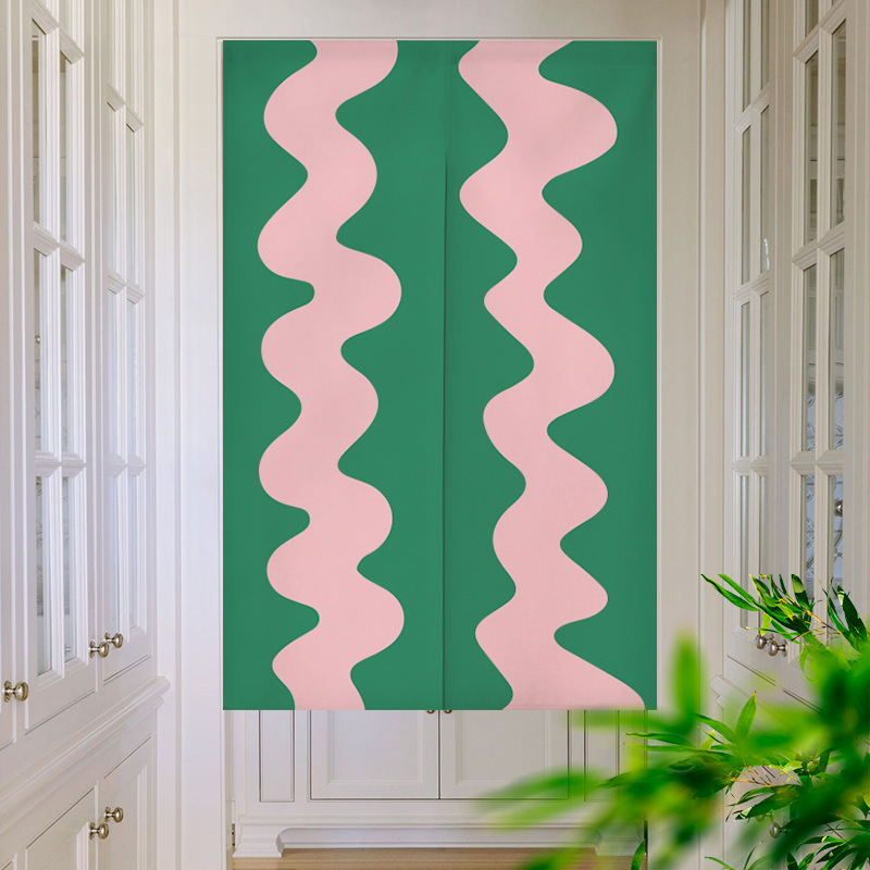 Kontrast renk dalgaları soyunm - Noren Curtain Doorway incelemesi ve fiyatı