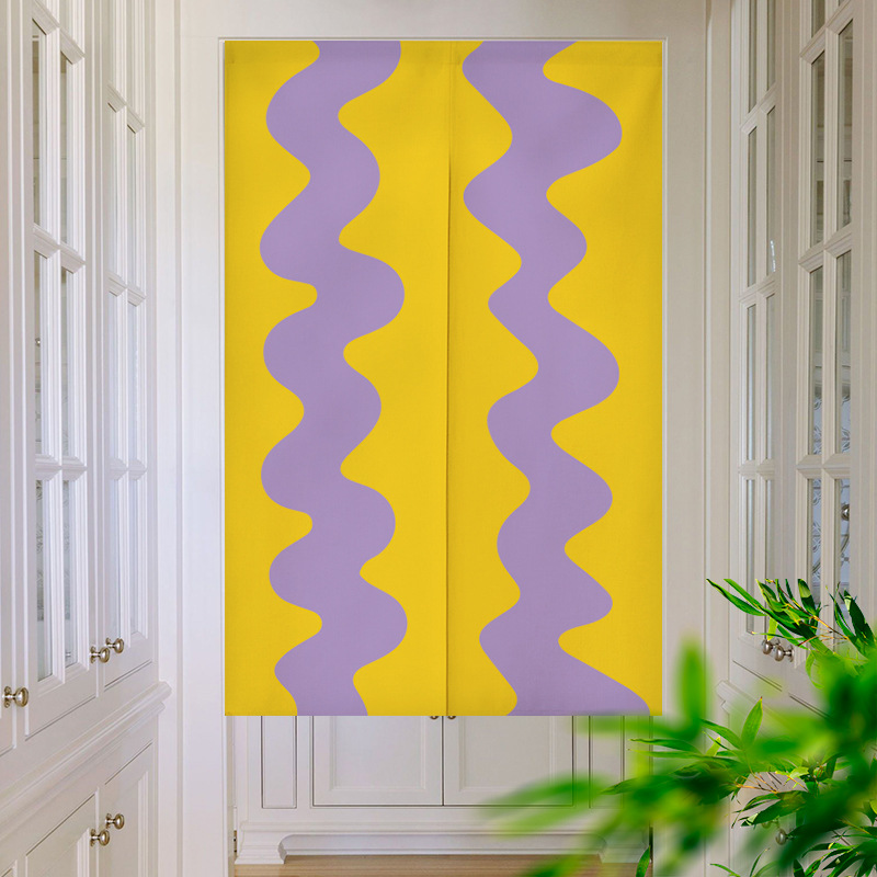 Kontrast renk dalgaları soyunm - Noren Curtain Doorway incelemesi ve fiyatı