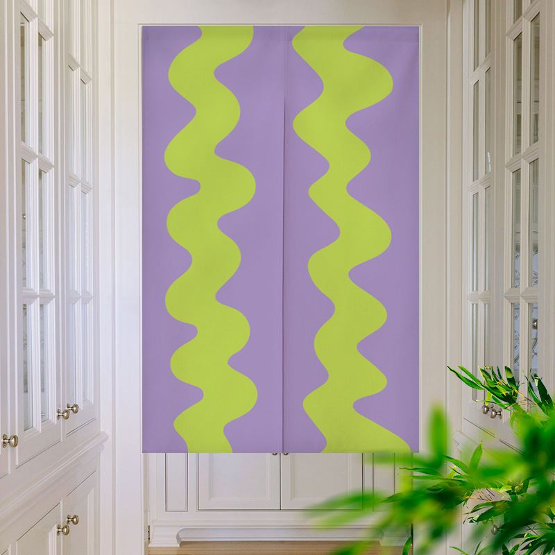 Kontrast renk dalgaları soyunm - Noren Curtain Doorway incelemesi ve fiyatı