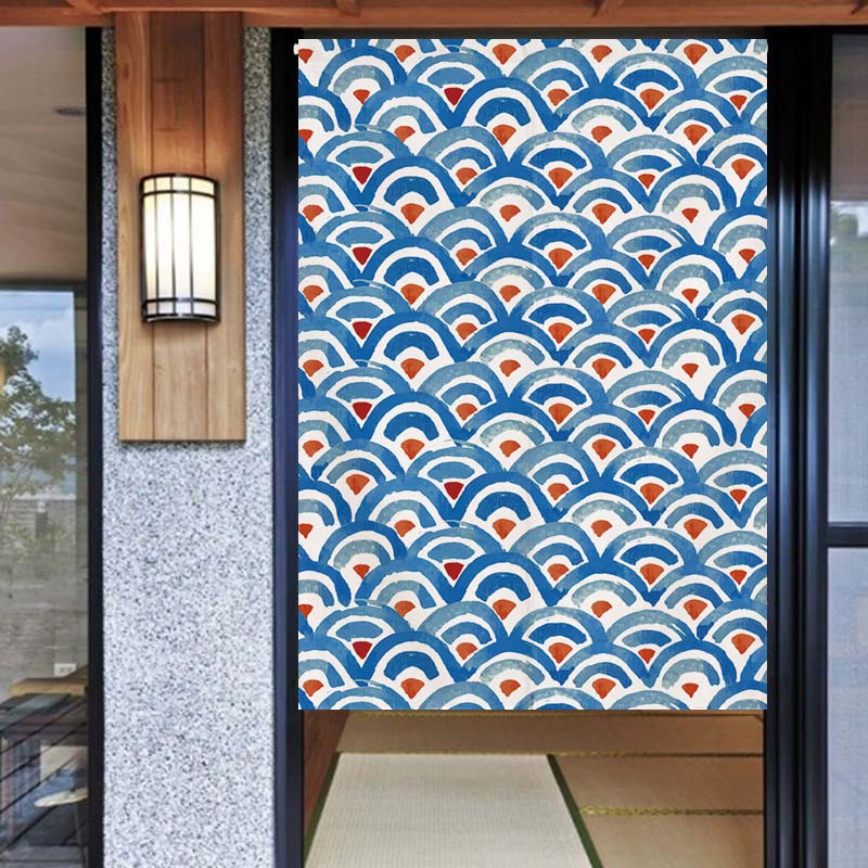 Dalgalar Doku Japon Noren Kapı - Noren Curtain Doorway incelemesi ve fiyatı