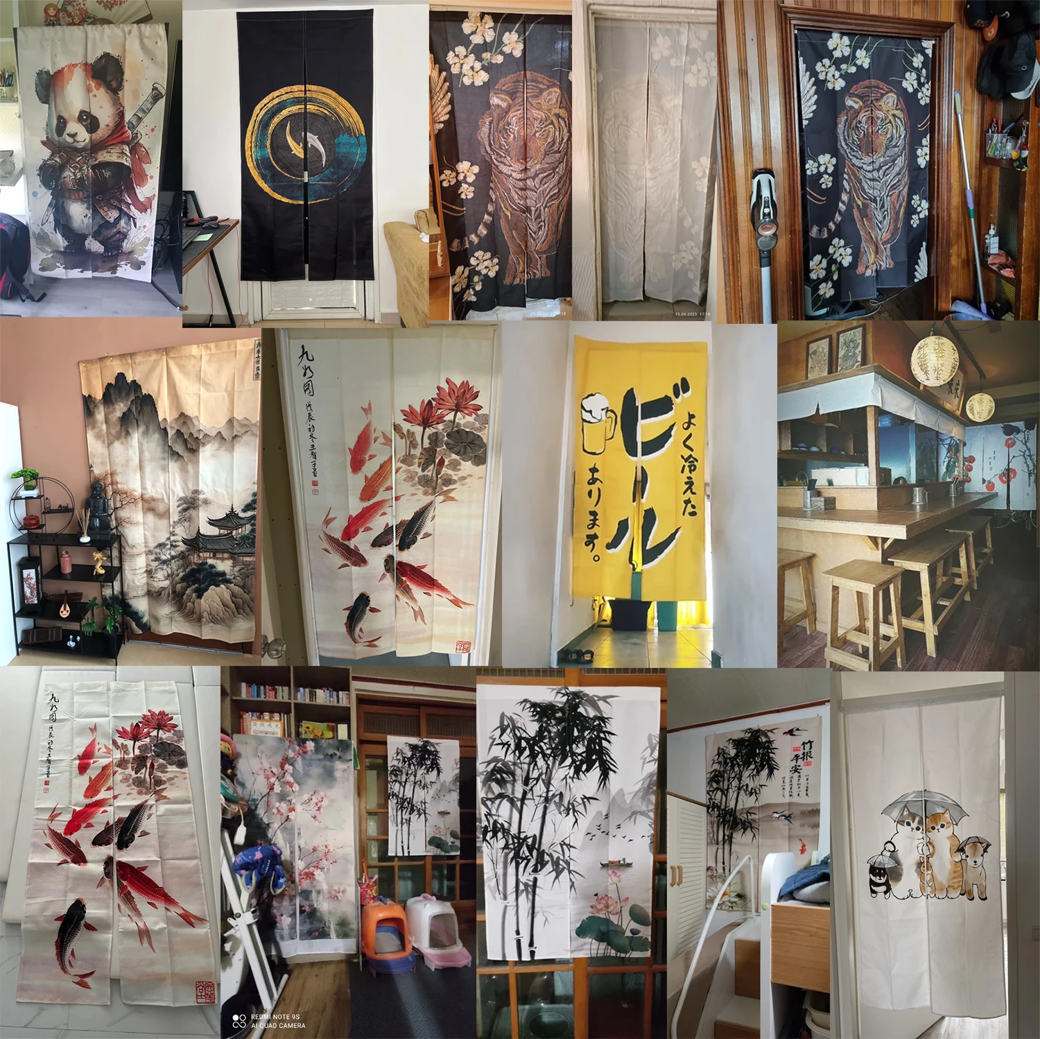Japon Noren Kapı Perdesi Şansl - Noren Curtain Doorway incelemesi ve fiyatı