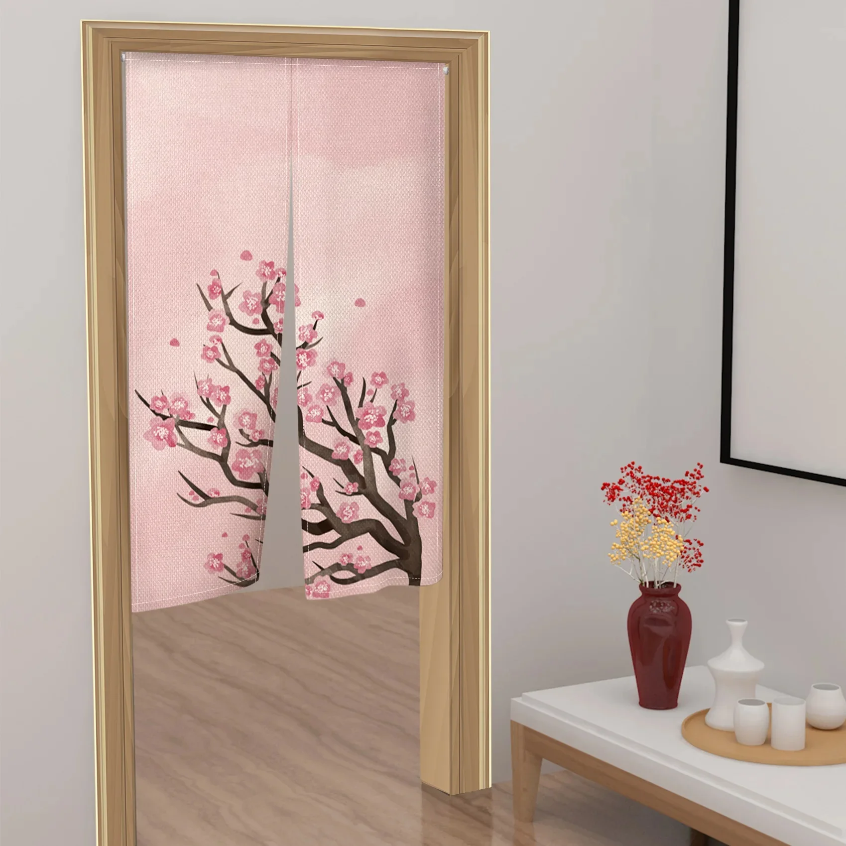 Kiraz Çiçeği Kapı Perdesi Japo - Noren Curtain Doorway incelemesi ve fiyatı
