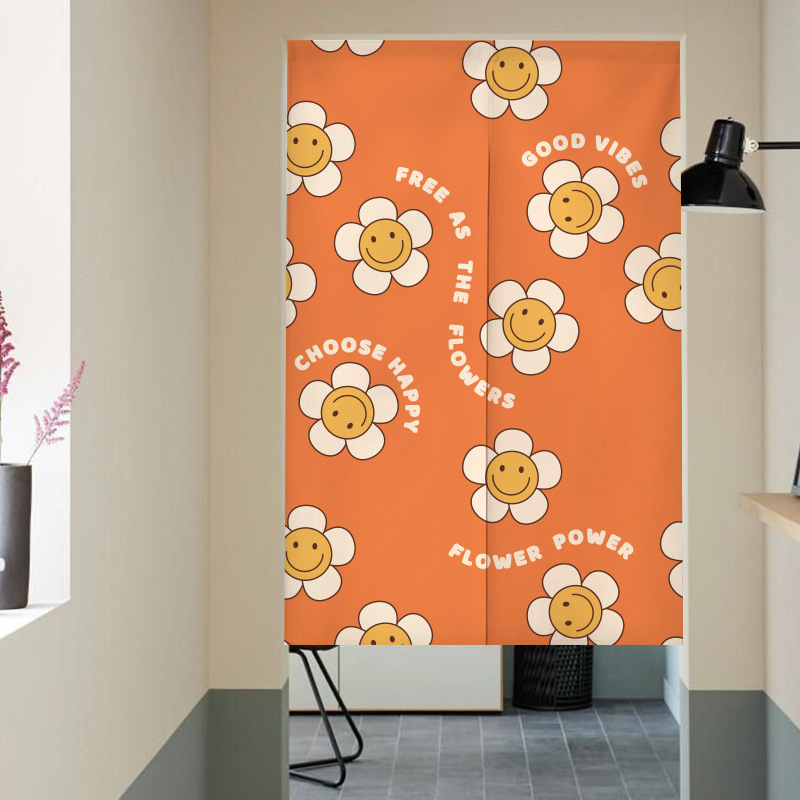 ayçiçeğinin retro gülümsemesi  - Noren Curtain Doorway incelemesi ve fiyatı